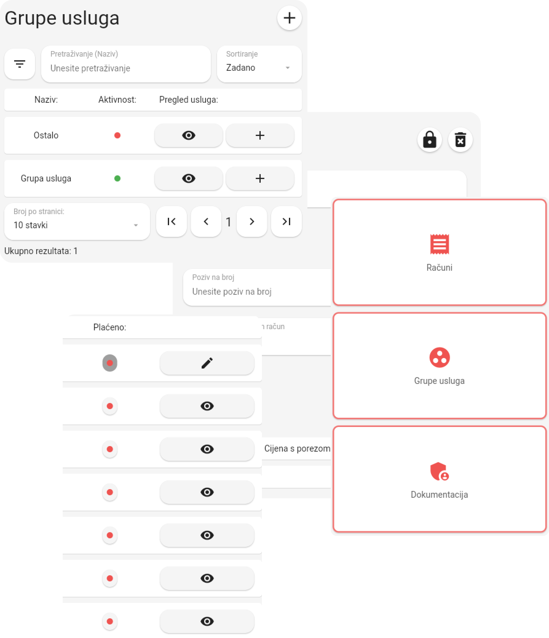 Aplikacija za blagajnu